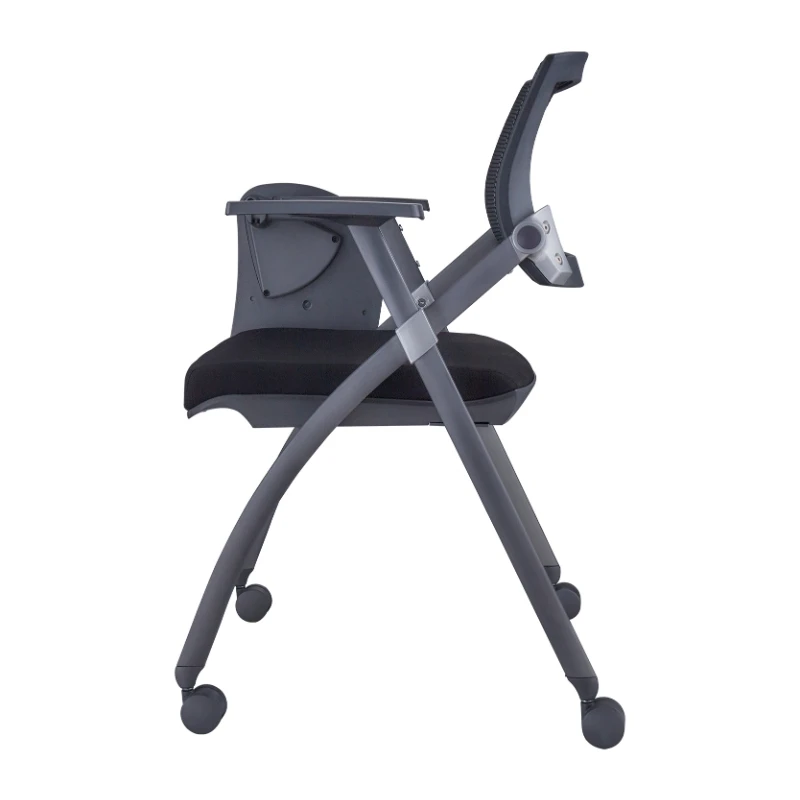 

Foldable Training Chair With Writing Pad Staff Conference Office Chair Mesh Office Chair Executive Meeting Room Office School