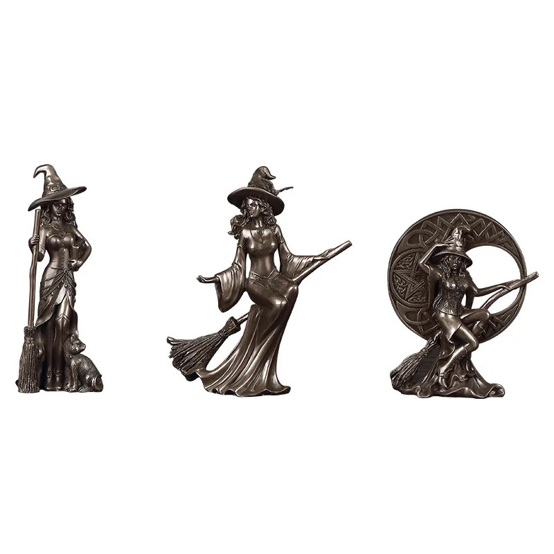 

Домашний декор, статуэтки из смолы, украшение ведьмы, аксессуары для украшения дома, офисный стол, статуэтка ведьмы, скульптура
