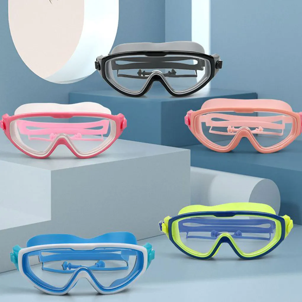 

Swimming Goggles with Storage Box Adjustable Glasses Waterproof Eyewear