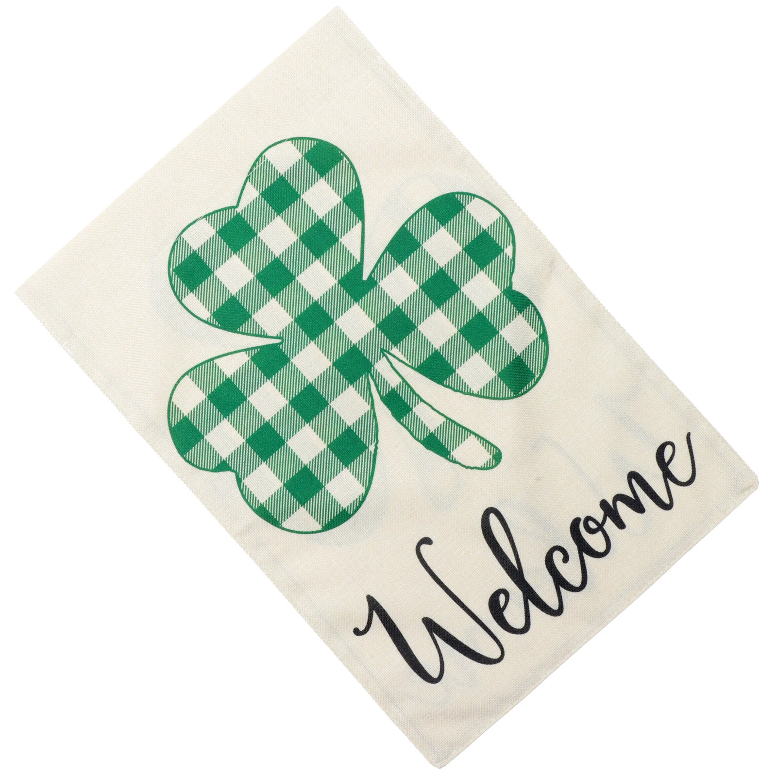 

Flag Garden Shamrock St Patrick Welcome S Flags Day Outdoor Farmhouse Holiday Lucky Sided Double Spring Banner Seasonal Yard