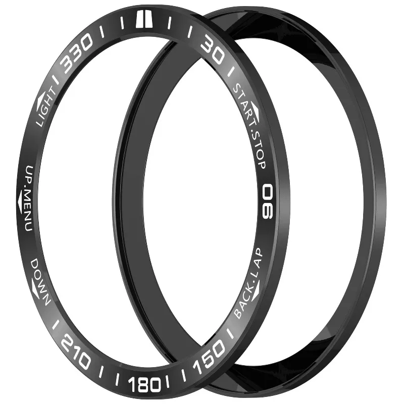 Фото Металлическое защитное кольцо-бампер для Garmin Fenix 8 (43 мм, 47 мм, 51 мм) и Garmin Tactix 8 (47/51 мм) с модной шкалой времени/скорости №3
