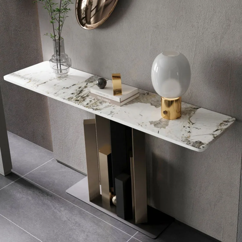 Современный простой консольный стол для офиса небольшой дизайнерский