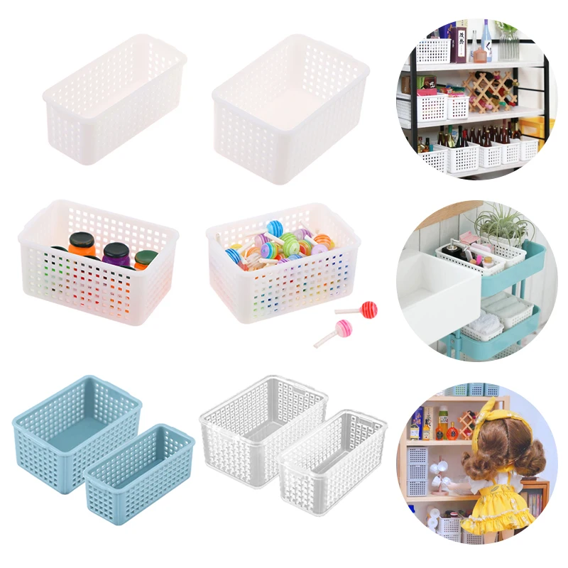 

Dollhouse Miniature Storage Basket Laundry Basket Fruit Vegetable Food Storage Basket Dollhouse Home Household Toy Model S/L