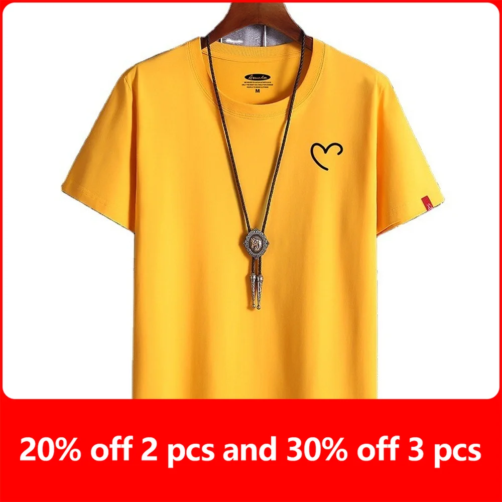

Summer T-shirt Mens Short-sleeved Trendy Fashion Brand Clothes Harajuku Port Style Loose Half-sleeved New Couple Clothes T Shirt