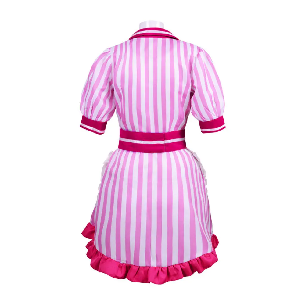 Фото Костюм для косплея Марин Китагава из My Dress-Up Darling, полный комплект, наряд горничной-официантки, аниме-костюм для Хэллоуина и карнавальных вечеринок №4