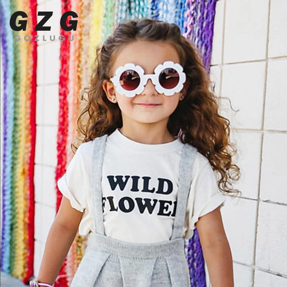 

Children Accessories Lovely Protection Glasses Toddlers Boys Kids Shades Flowers Adorable Sunglasses Kids Gift Wholesale K11