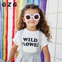 children accessories lovely protection glasses toddlers boys kids shades flowers adorable sunglasses kids gift wholesale k11