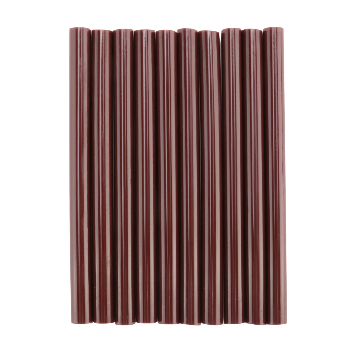 10pcs 100mm x 7mm Adhesive Hot Melt Glue Sticks For Gun Brown