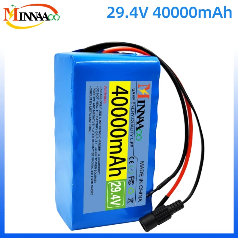 

24V 40Ah 7S3P 18650 Li-ion Battery Pack 29.4V 40000mAh Electric Bicycle Moped /Electric/Lithium Ion Battery Pack+ 2A Charger