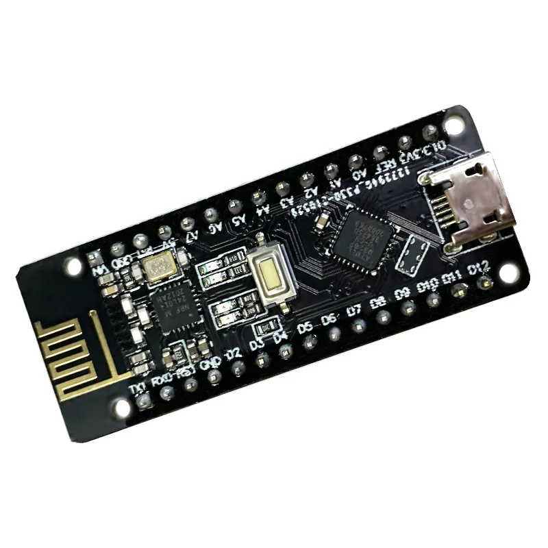 1X RF-Nano for Arduino Nano V3.0, Micro USB Nano Board ATmega328P QFN32 5V 16M CH340, Integrate NRF24l01+2.4G wireless