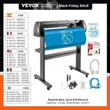 VEVOR 34 Inch Vinyl Cutting Plotter Cutter Machine with 3 Blades & SIGNMASTER Software Kit for Sign/Drawing/Decoration/Sticker