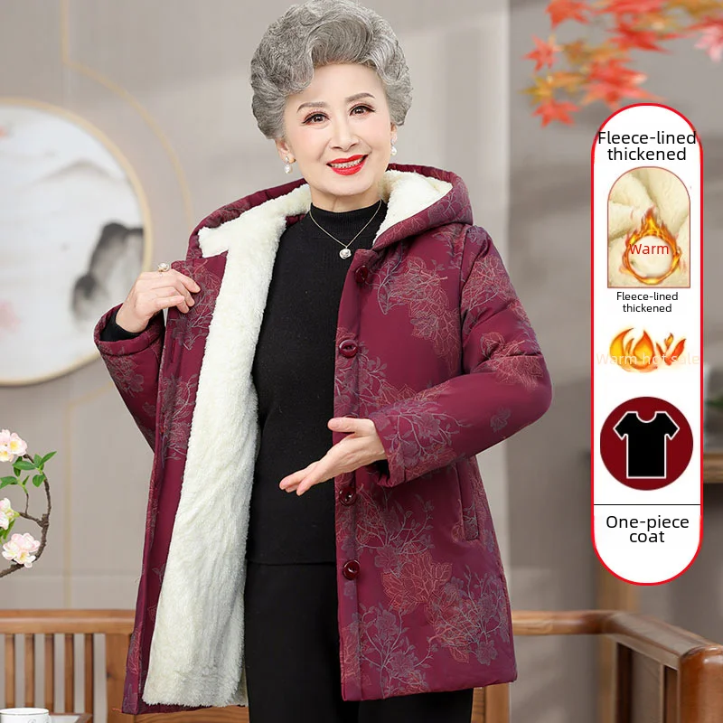 Утолщенное хлопковое пальто на флисовой подкладке зимняя парка куртка для