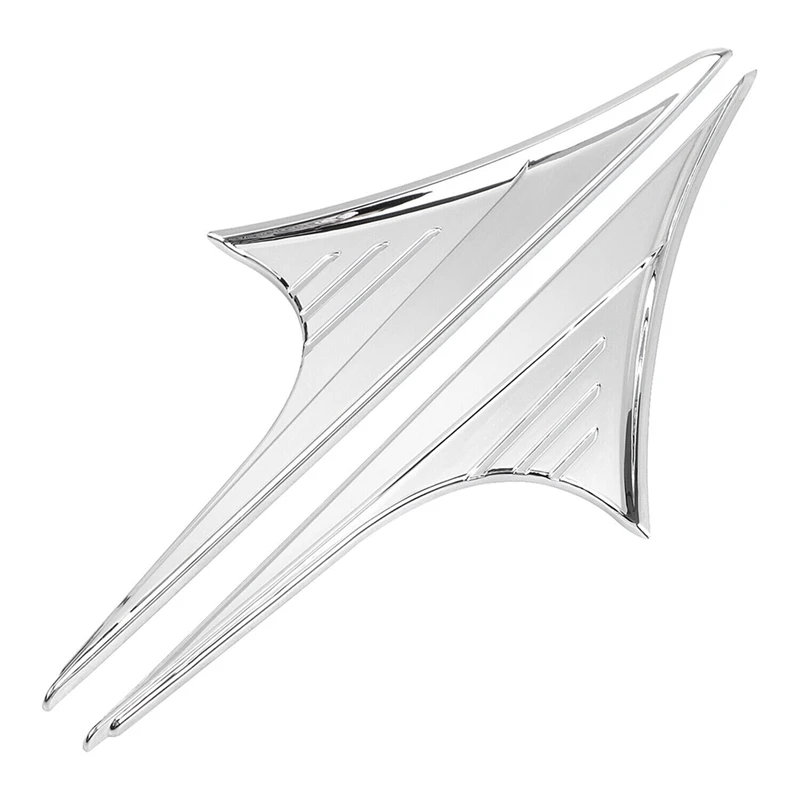 Chrome Rear Trunk Side Body Accent Trim Dress Up For Tri Glide 09Up Trike Replacement Parts Accessories