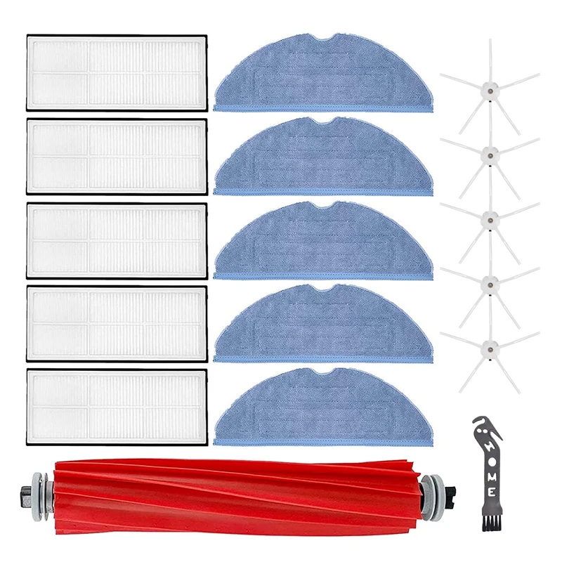 

Main Side Brush Hepa Filter Mop Cloth Accessories For Roborock S7 T7S Plus Robot Vacuum Cleaner Spare Parts