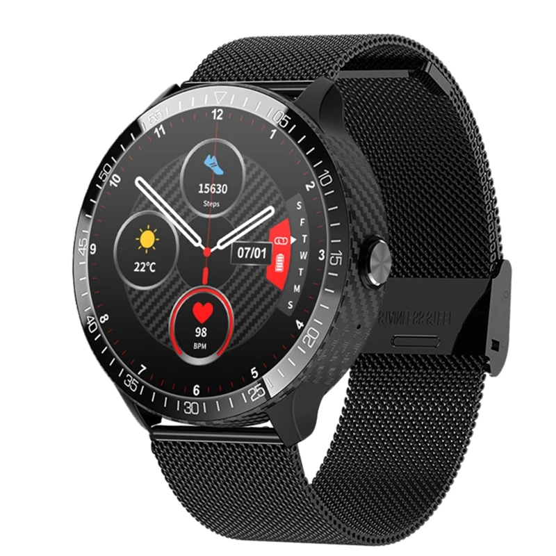 

Смарт-часы MT17, часы для упражнений, Bluetooth-гарнитура, черная стальная полоса