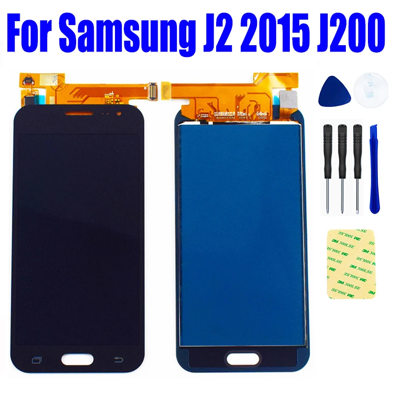 ЖК-дисплей для Samsung Galaxy J2 2015 J200 SM J200F, ЖК-панель J200Y J200H J200FN, ЖК-дисплей с сенсорным экраном и дигитайзером в сборе