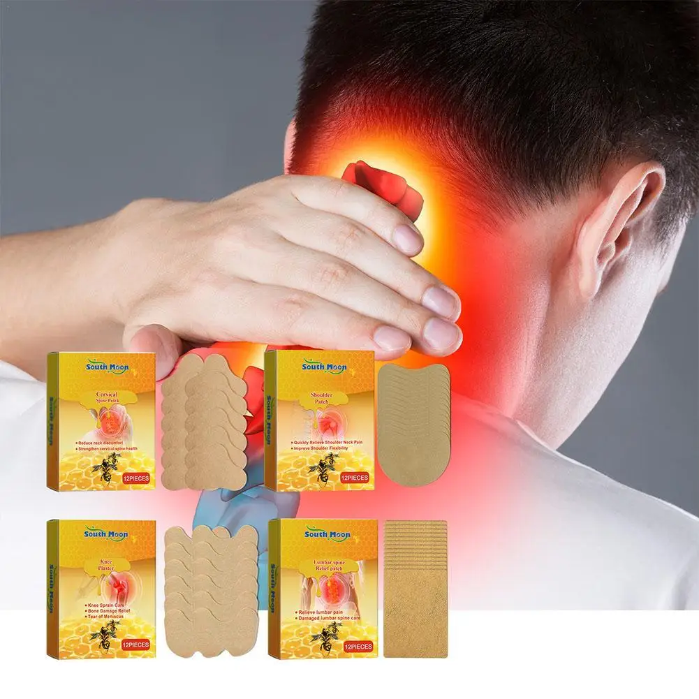 Пластырь от боли в форме пчелы 12 шт.