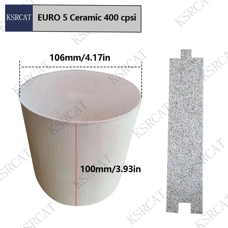 Каталитический преобразователь 106*100 мм 400 CPSI керамический евро 5 сотовый