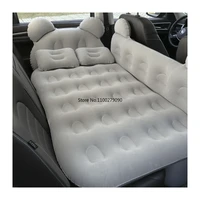 outdoor pvc flocking car back seat air mattress camping portable durable inflatable portable travel bed interior accessories b