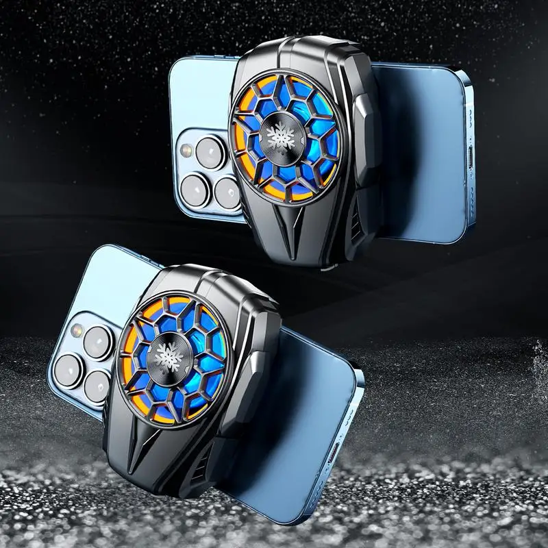 

Охладитель для смартфона с аккумулятором, портативный радиатор для быстрого отведения тепла с низким уровнем шума, охлаждающий вентилятор ...