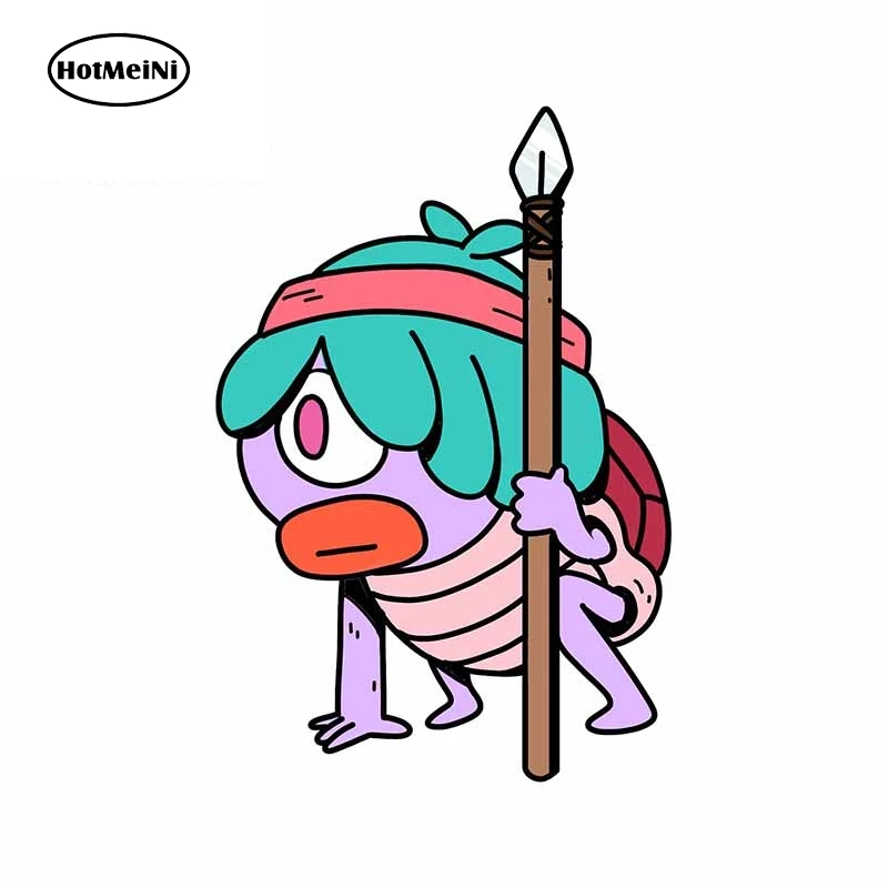 

13cm x 9cm For Turtle Hunter Cartoon Car Stickers Car Door Protector Decal Waterproof Laptop Scratch-Proof Decor