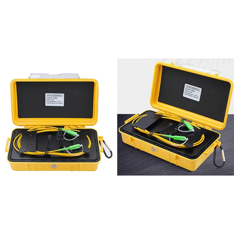 

SC/APC-SC/APC OTDR Dead Zone Eliminator,Fiber Rings Fiber Optic OTDR Launch Cable Box Single Mode 1310/1550Nm