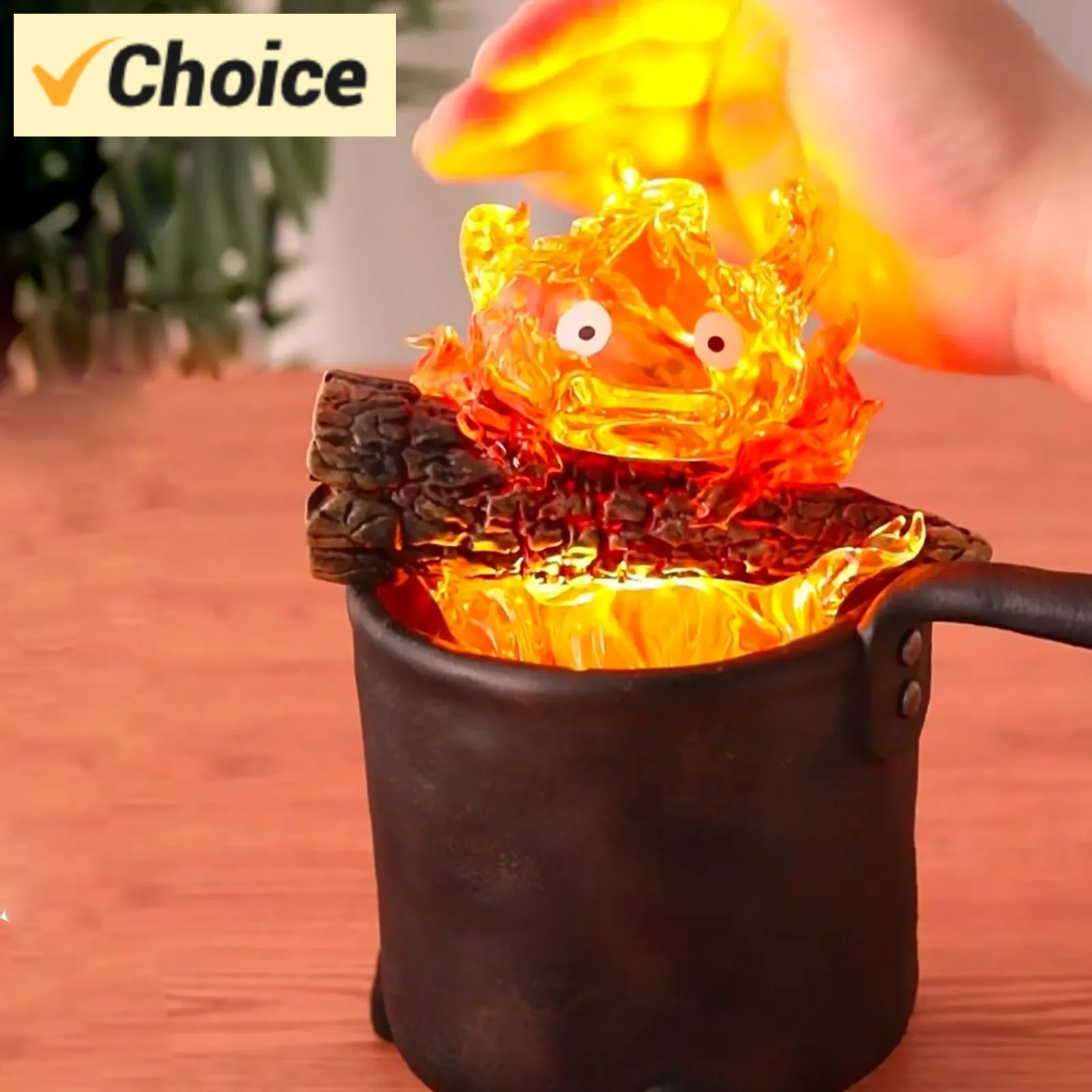 2024 модное украшение 3D пламя Casifa ночник статуя из смолы для Хэллоуина дома в