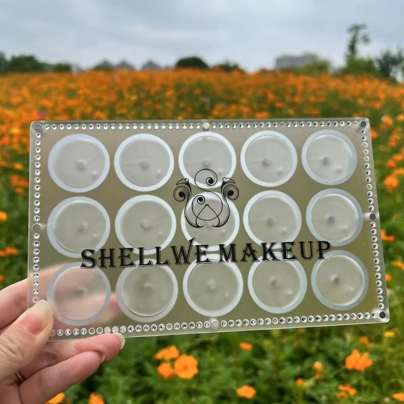 

Shellwe Makeup Stray Birds Collection 12 Pan Empty Acrylic Clear Palettes No Eyeshadow Fill In