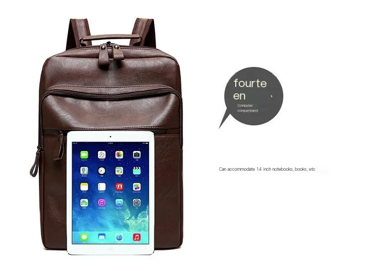 

Men's Travel Backpack Laptop Backpack Teen Fashion Men's Scratch Resistant Large Capacity Bag Accommodates ComputerPU Men's