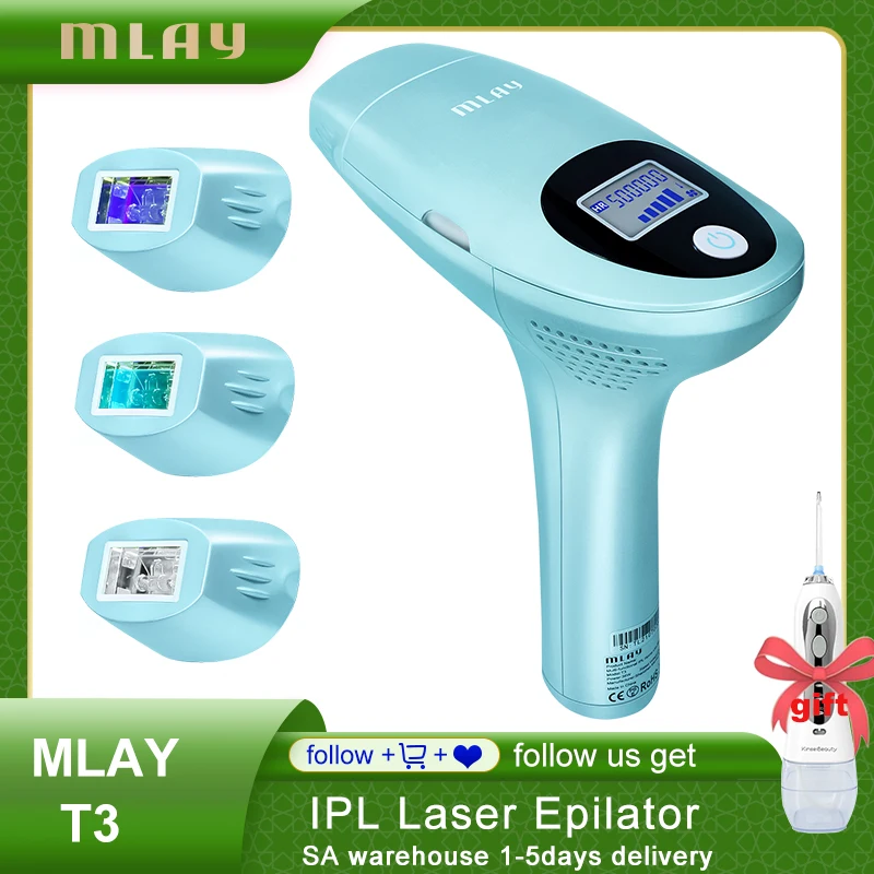 IPL Laser Hair Removal Device MLAY Laser Epilator IPL Permanent Hair Removal Machine for Bikini Body Face Hair Remover 500000 enlarge