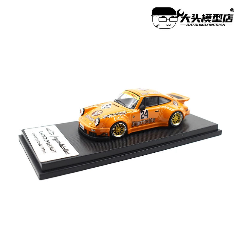 

Литая модель автомобиля MC 1/64 930 RWB Jagermeister с головой оленя