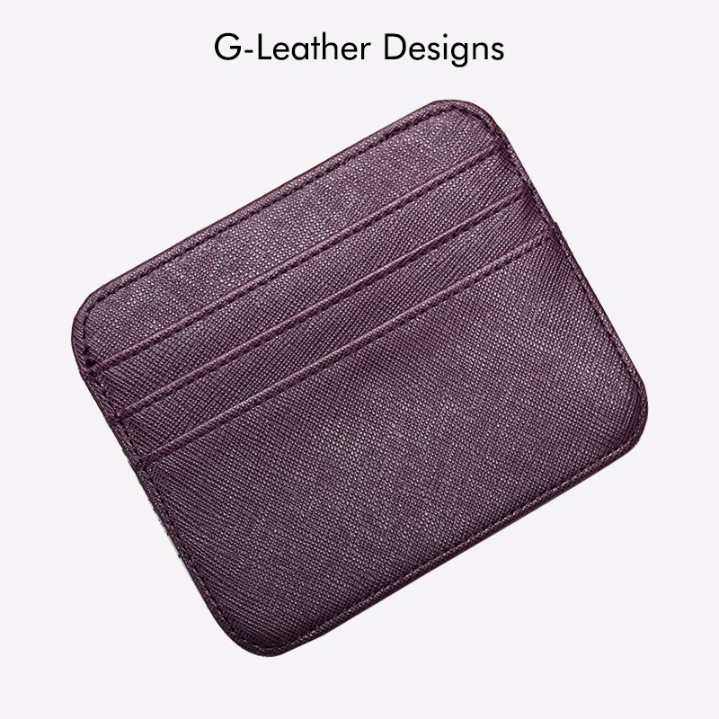 Fashion Cow Spilt Leather Card Holder Saffiano Leather Credit Card Cases RFID Blocking With 7 Card Slots Custom Initials Name