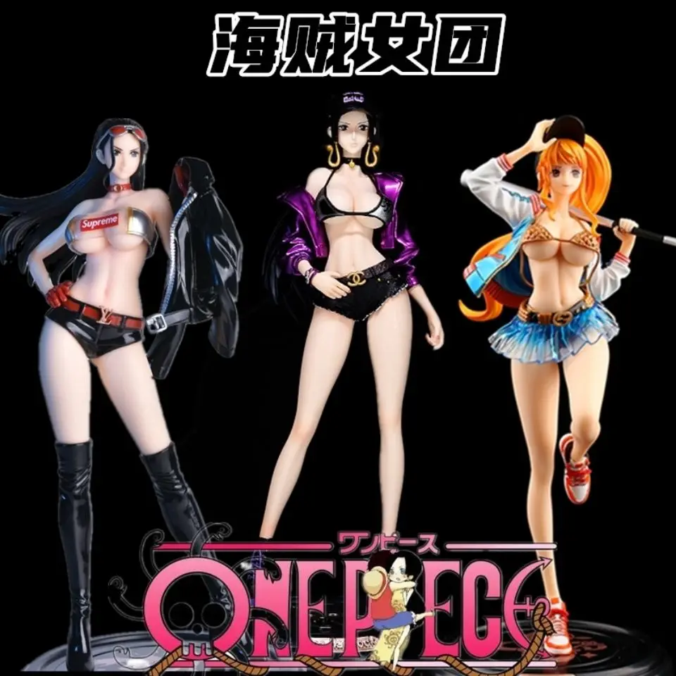 

One Piece tide brand female emperor beauty sexy hand-made tide clothes burst clothes Robin Nami model gift