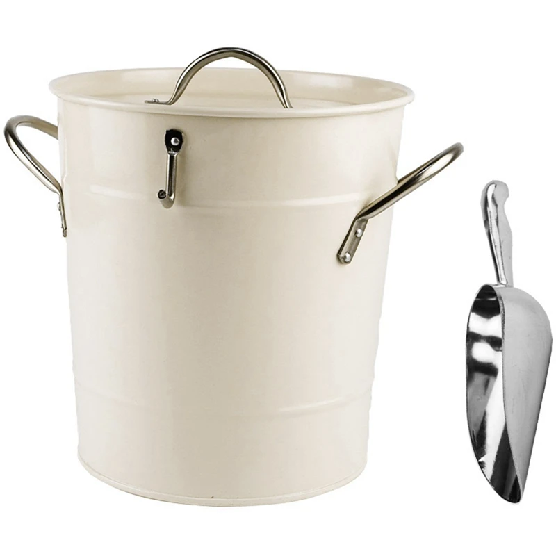 Ведро для льда в стиле диско большая емкость железные светоотражающие ведра