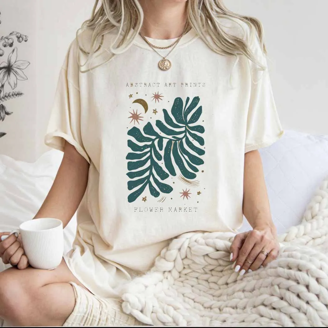 

Модная одежда с коротким рукавом в повседневном стиле 90-х Женская одежда с принтом Футболка с художественным узором модная женская хлопковая футболка.