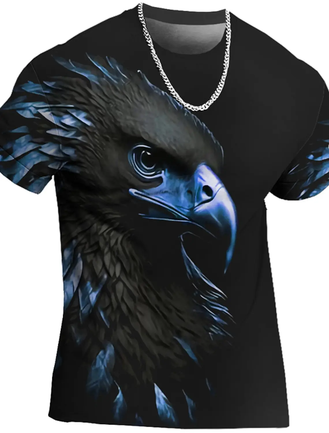 

American Eagle Graphics T-Shirt For Men 3D Print Tees Animal Camisetas Pattern Short Sleeve Tops Summer Casual Men's Clothing