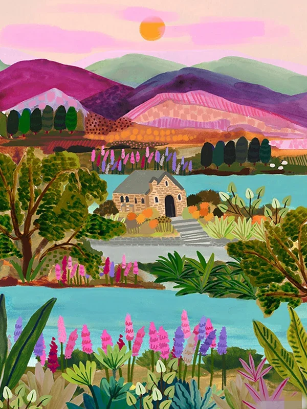 

Живопись на холсте Новая Зеландия АлиПэнт