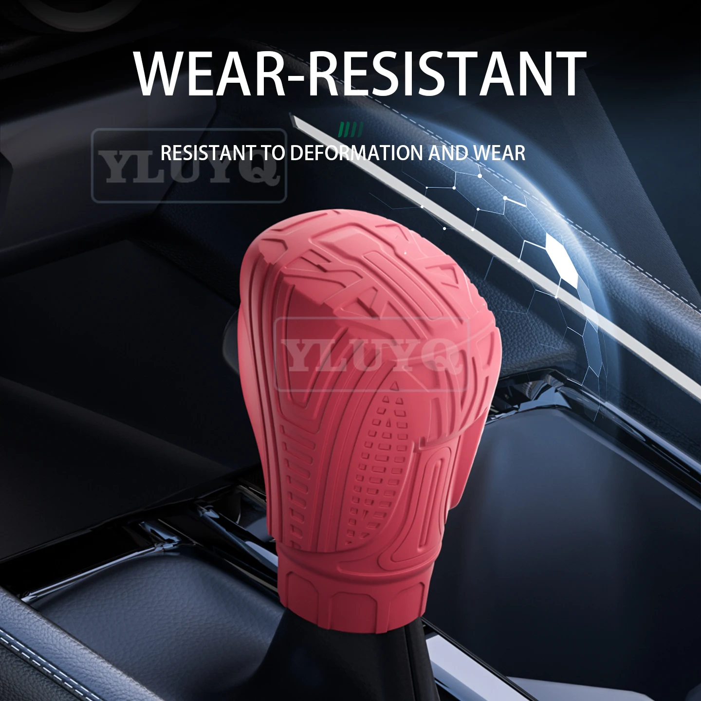 Фото Силиконовый чехол на ручку КПП для HONDA VEZEL, нескользящая накладка, аксессуары для интерьера автомобиля №3