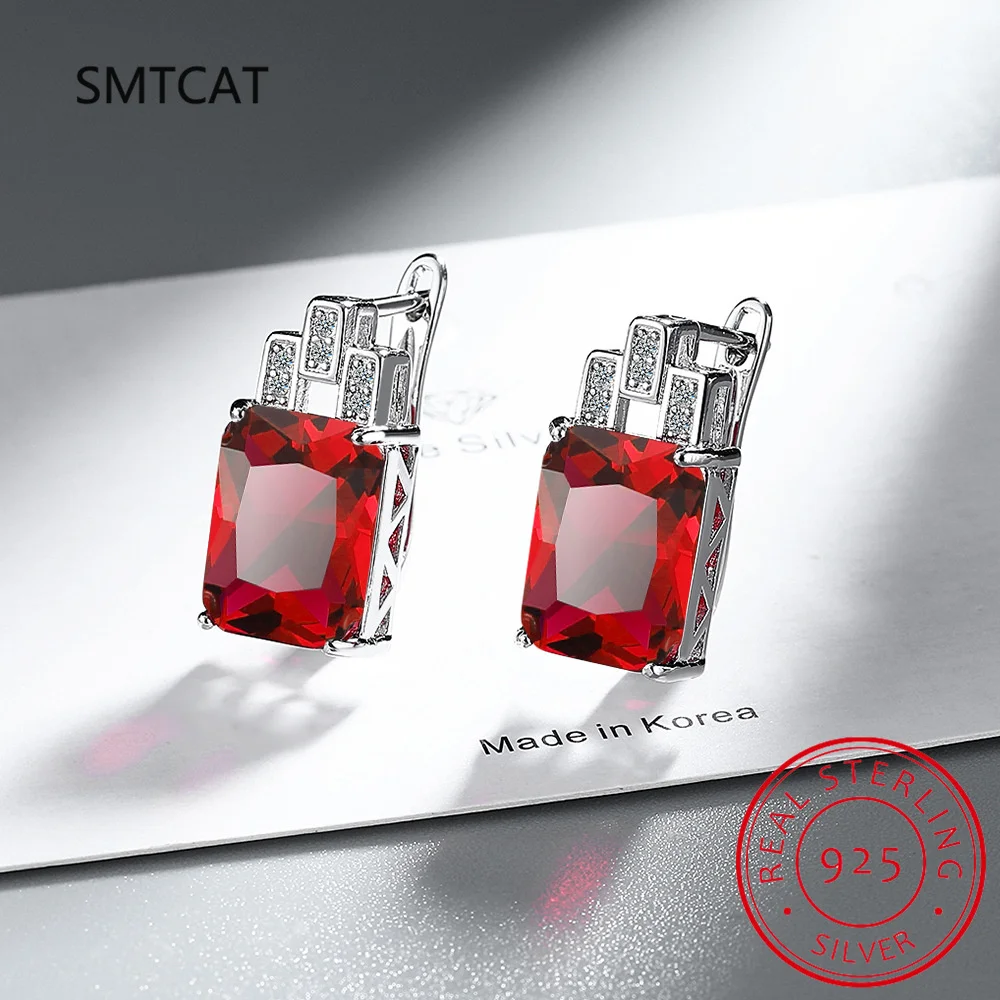 Изумрудная огранка натуральный синий топаз гранат сапфир рубин изумруд