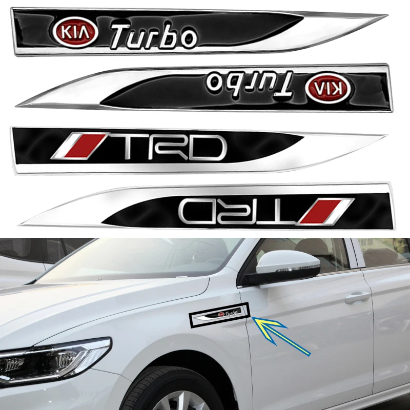 

2pcs Car Side Body Stickers Automotive Goods for Hondas Civics CBR300RR CBR600RR CBR1000RR CBR500R CBR650F VFR800 1200 VTX1300