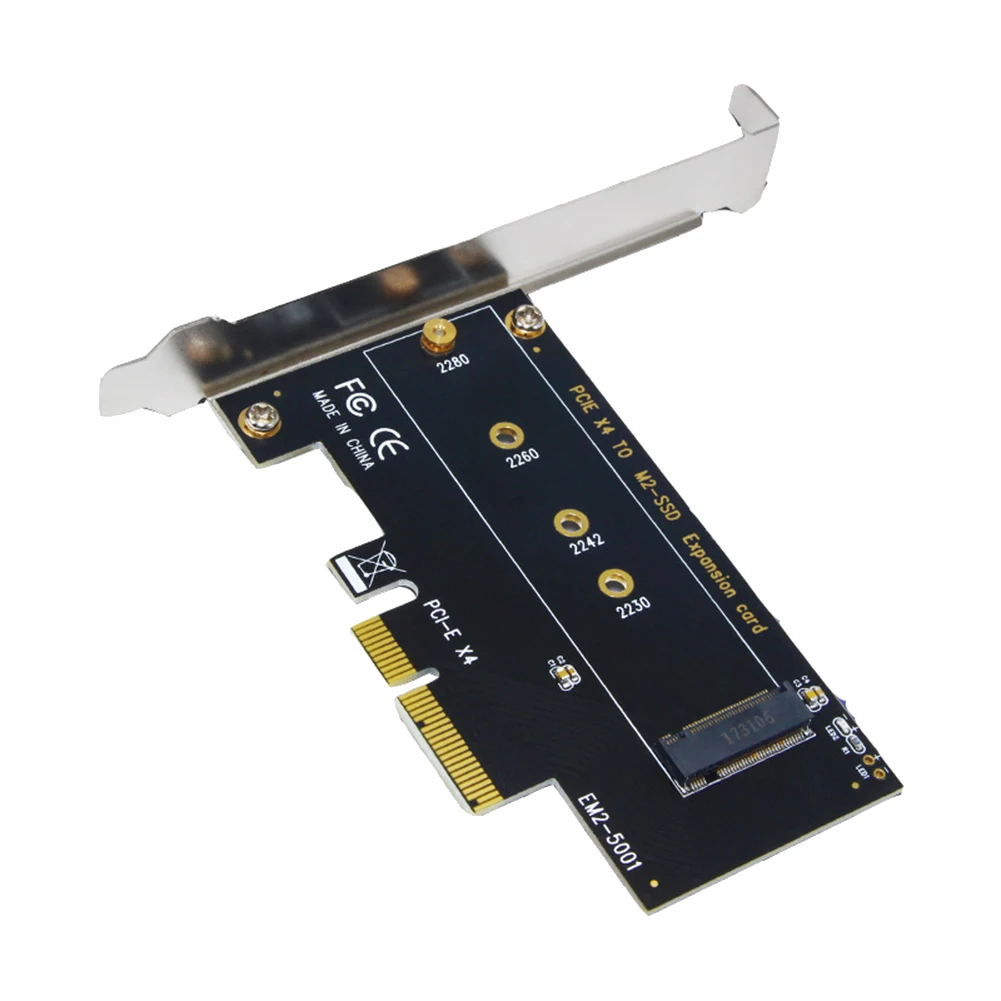 

PCI-E 3,0 X4 к NVMe M.2 NGFF M Key SSD Райзер расширения карты для 2230/2242/2260/2280 M.2 SSD