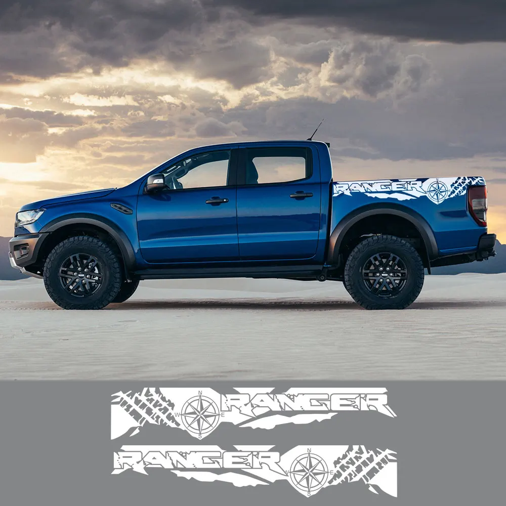 

Лидер продаж, 2 шт., графические Переводные картинки для Ford Ranger Raptor