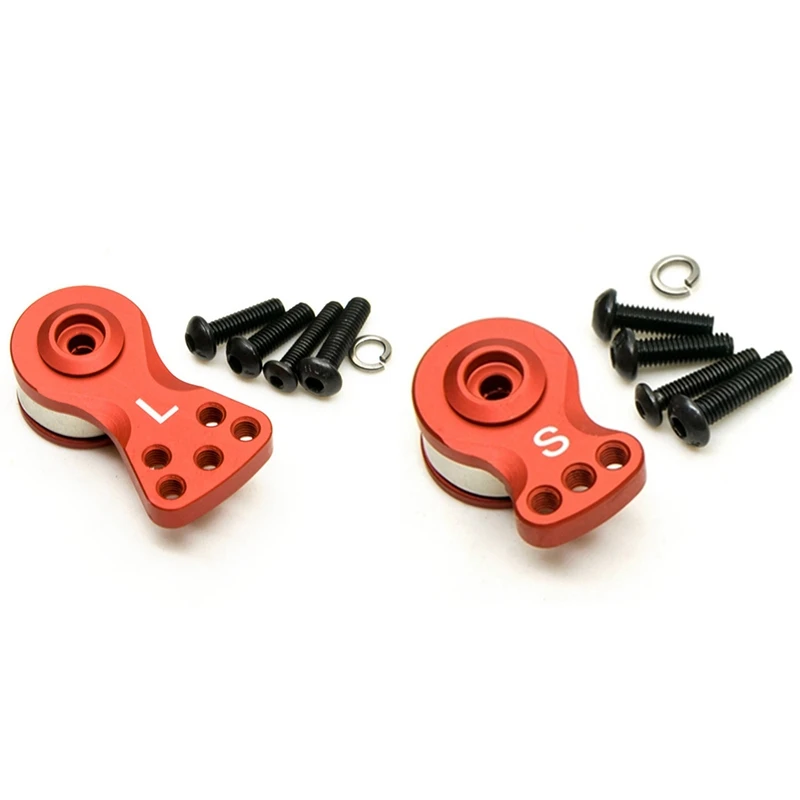 

2 шт. зубчатый полусервопривод 25T для 1/8 1/10 RC Car Boat FUTABA/SANWA/tactical Red - 13Mm & 21Mm