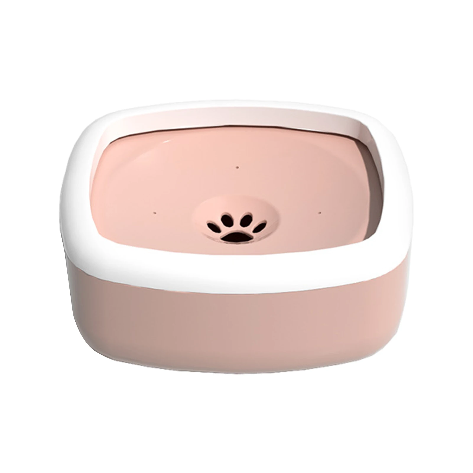 

1 л Съемная миска для воды для собак, транспортное средство без пролива, переносной диспенсер большой емкости, домашние питомцы из полипропилена, нескользящая плавающая антипереливная