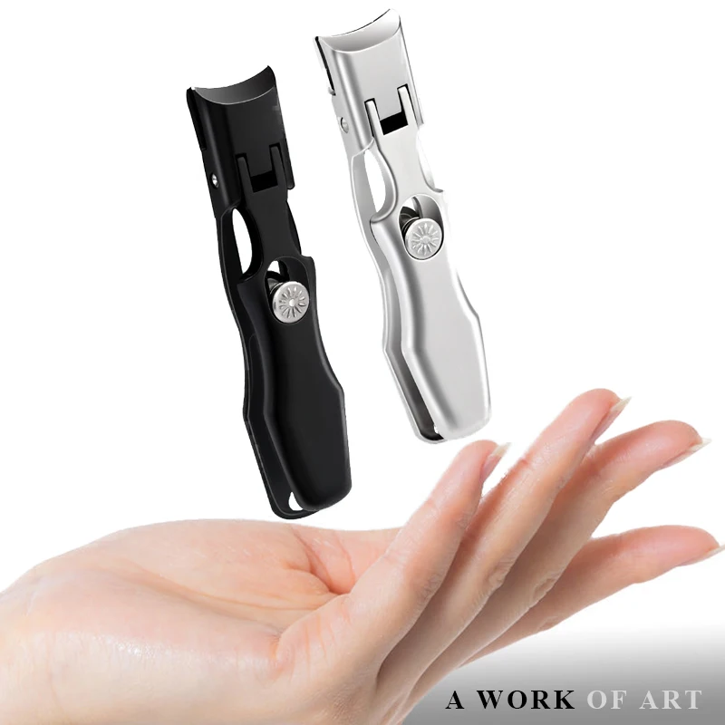 Stainless Steel High quality Nail Clippers Wide Jaw Opening Manicure Fingernail Cutter Thick Hard Ingrown Toenail Scissors tools