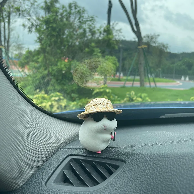 

Новинка 2023, украшение для автомобиля, хомяк, автомобильные аксессуары, новая консоль, милая кукла, подвеска для салона автомобиля, украшение...