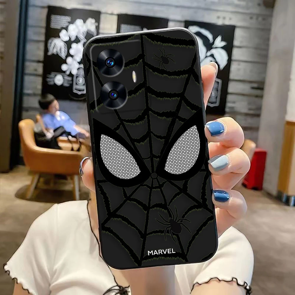 Чехол для телефона Marvel Spider-man Iran Man Realme C65 C63 C53 C35 C55 C33 C30 C21Y C20 C12 C11 GT 2 XT NARAO 20 30 50 Case Funda