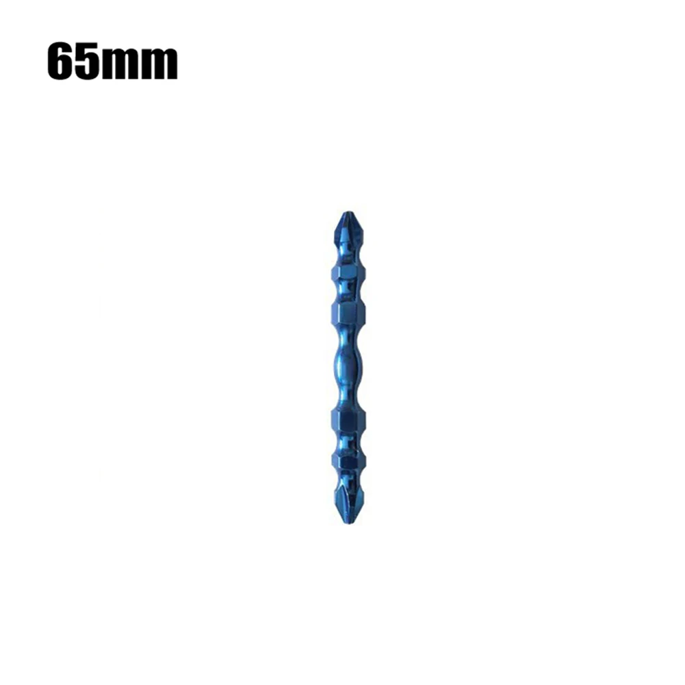 

Cross Screwdriver Screwdriver Bit Workshop Equipment Double Head Magnetic PH 2 1/2pcs Blue Hand Tools Accessories