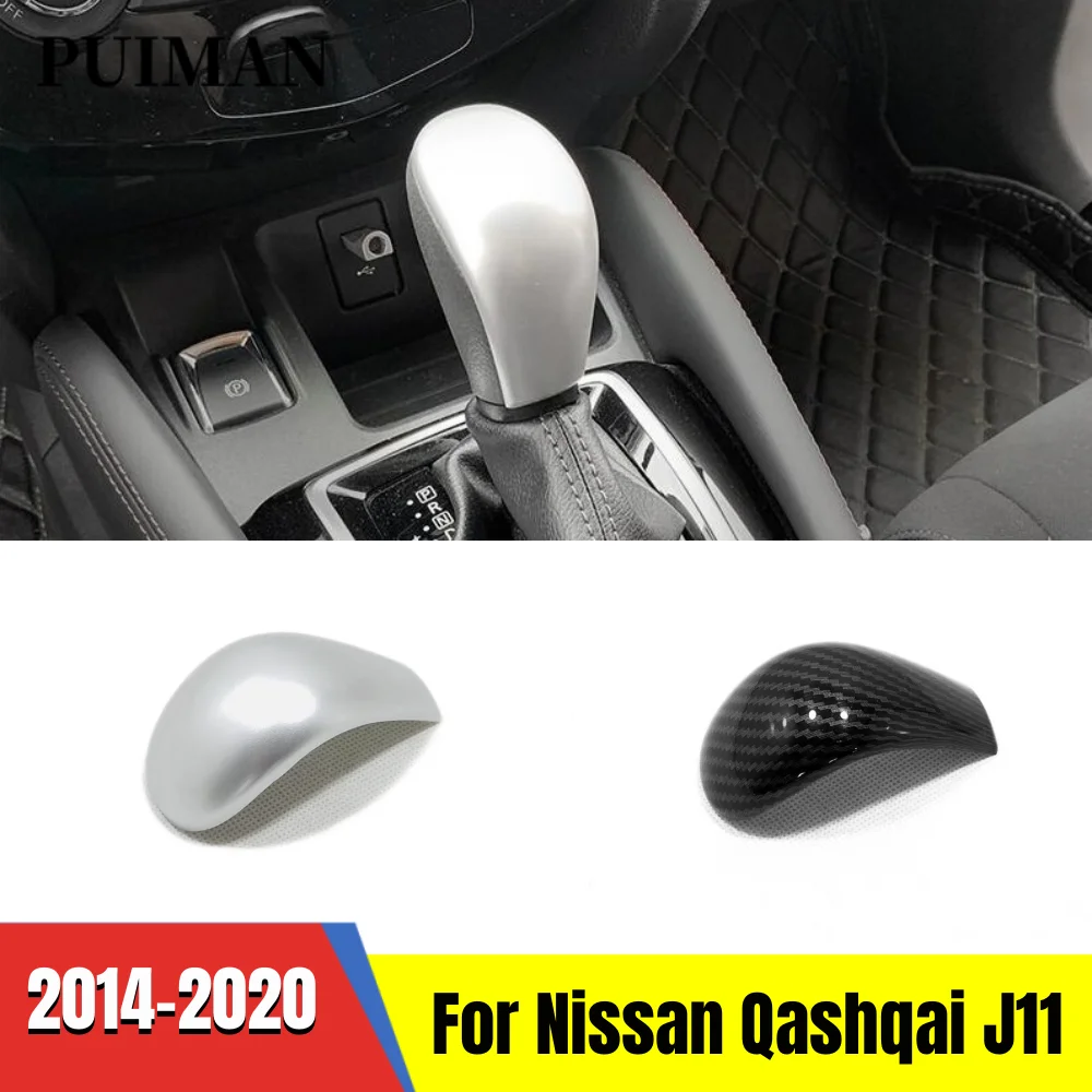 

Car Gear Head Shift Knob Cover Handball Trim Sticker Accessories For Nissan Qashqai J11 Rogue 2014 2015 2016 2017 2018 2019 2020