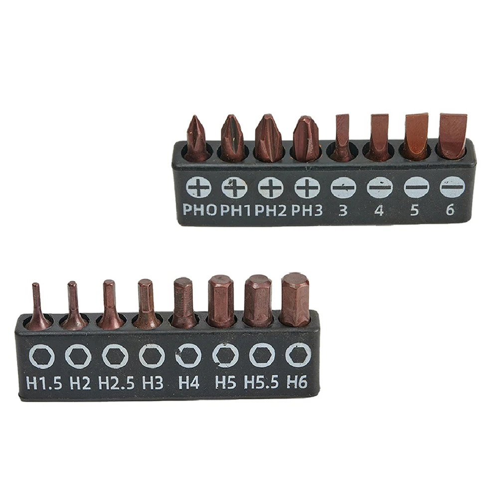 

16 Pcs Drive Screwdriver Bit Set Hex Shank Anti Slip Security Bit Set Hex Shank Anti Slip Screwdriver Bits Accessory